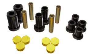 Dodge Ram 1500 Control Arm Bushing Set - Front - Energy Suspension - Hyper-Flex Polyurethane, Full Floating - Black - `02-`05 Dodge Ram 1500 Control Arm Bushing Set - Front - Energy Suspension - Hyper-Flex Polyurethane, Full Floating - Black - `02-`05